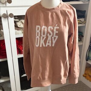 Brunette The Label Rosé Okay Pink Sweater